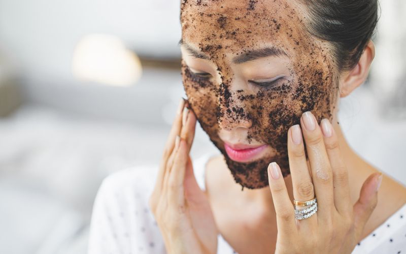 Exfoliate regularly in winter