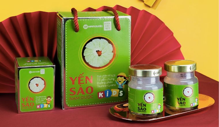 Bổ sung dinh dưỡng cho bé với yến sào Nam Dược Kids