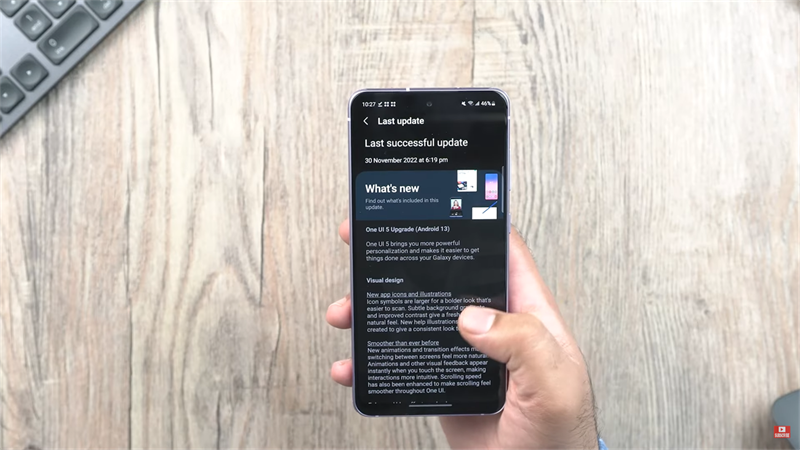 Các bạn thấy sao về One UI 5.0 trên Galaxy S21 FE. Nguồn: TechwithUsama.