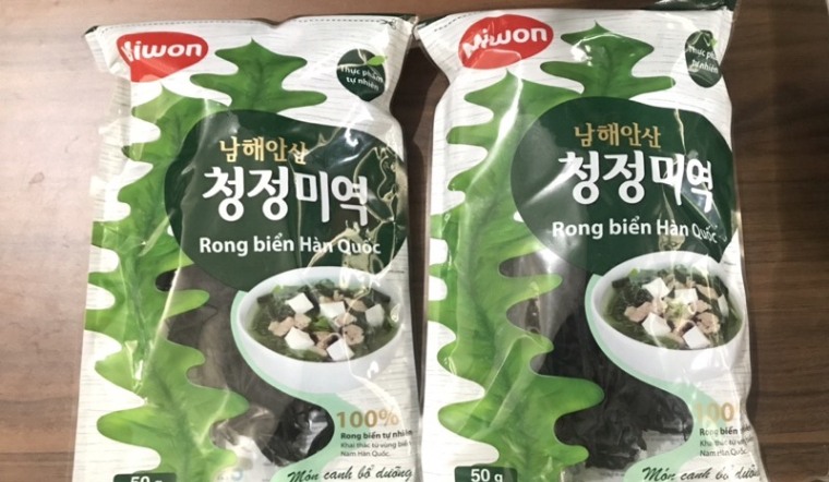 Bao bì của rong biển Miwon Bao bì của rong biển Miwon