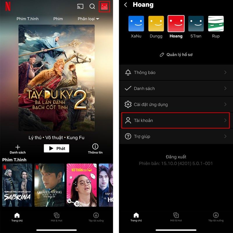 Cách xóa tài khoản Netflix