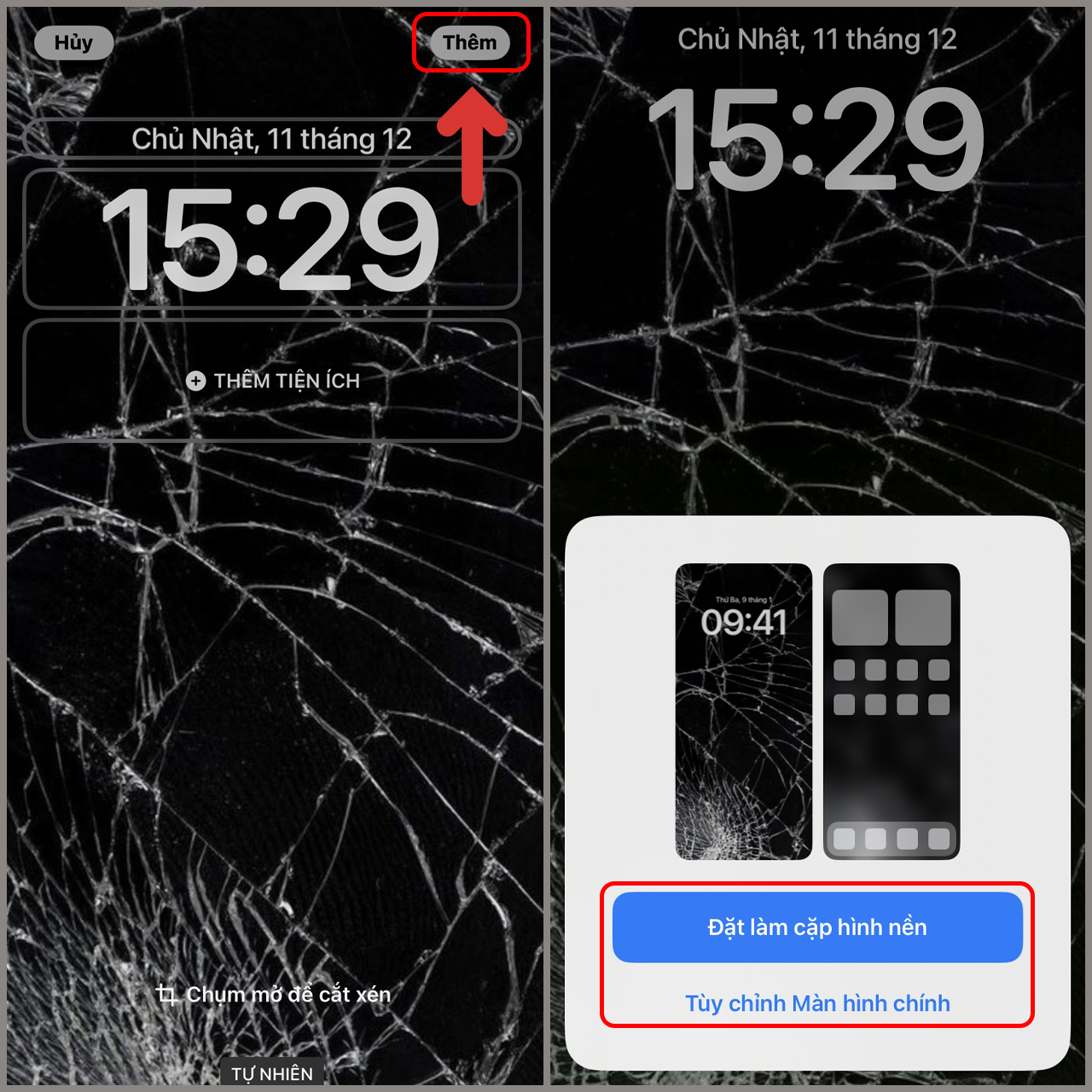 Những mẫu hình nền vỡ iPhone để trang trí màn hình điện thoại