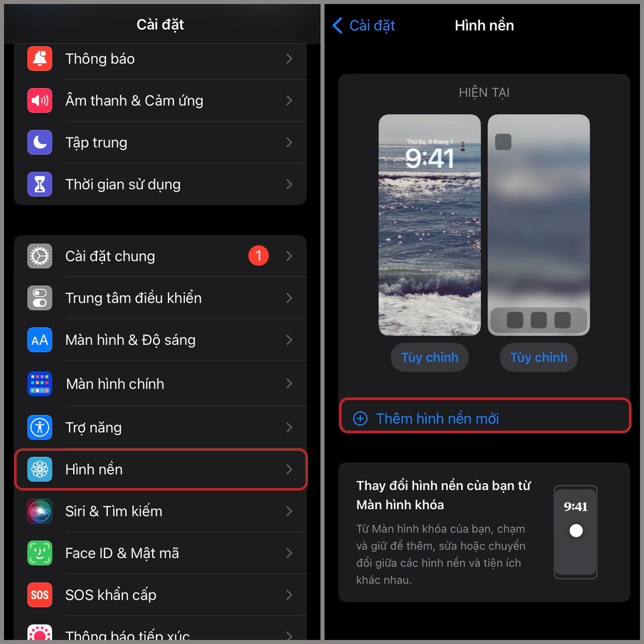 Cách cài hình nền động GIF cho iPhone iPad