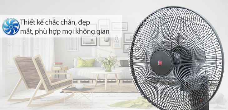 Quạt treo KDK M40M thiết kế chắc chắn, đẹp mặt phù hợp mọi không gian