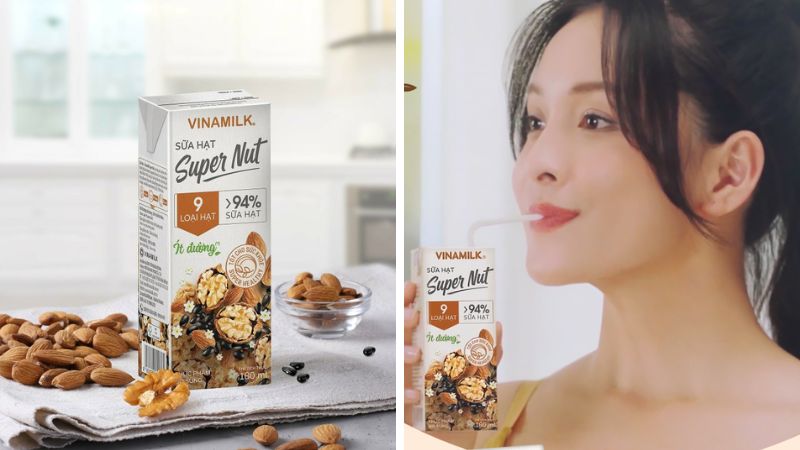 Hương vị của sữa 9 loại hạt Vinamilk Super Nut