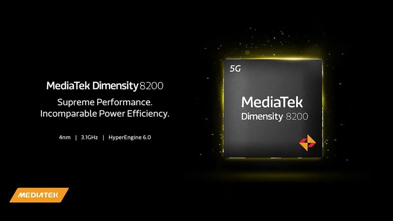 Chip MediaTek Dimensity 8200 chính thức trình làng