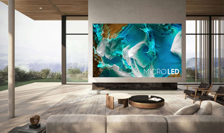 Smart Tivi The Wall Micro LED Samsung 4K 99 inch MNA99MS1A màn hình lớn phù hợp với những căn biệt thự cao cấp