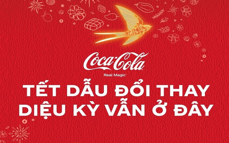 Coca Cola muốn nhắn những điều tốt đẹp gửi đến người dùng trong mùa Tết sắp đến