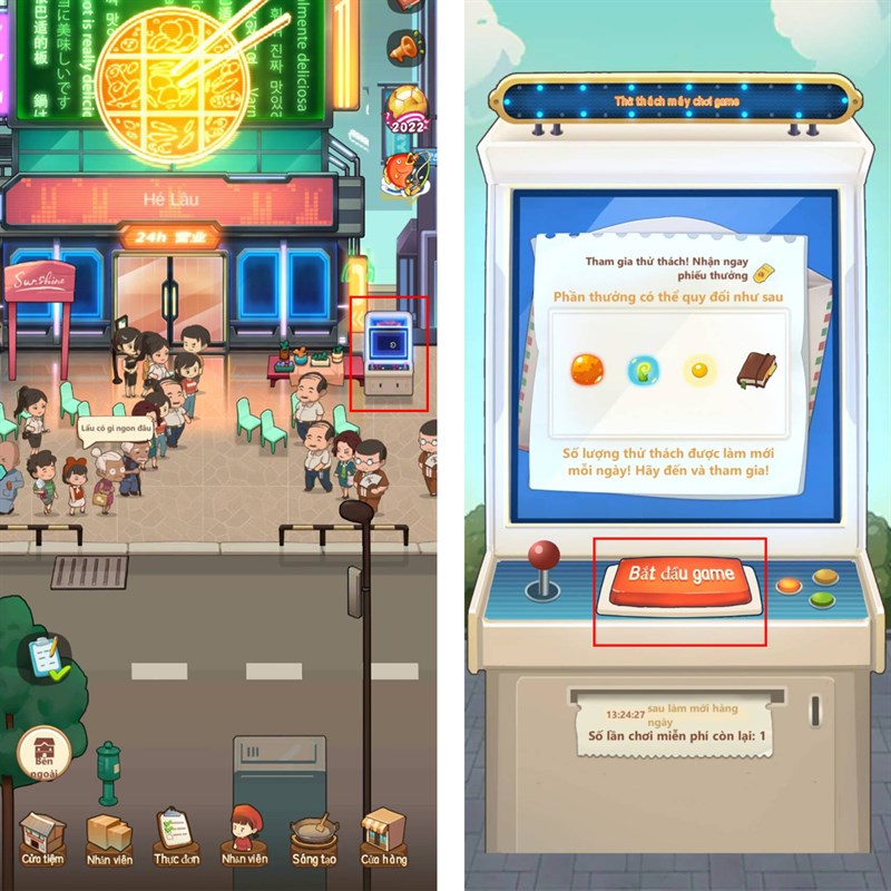 Cách tìm sách, bánh quy mỹ vị trong Tiệm Lẩu Đường Hạnh Phúc