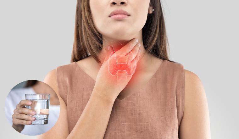 Chuyên gia mách bạn cách phát hiện bệnh tuyến giáp chỉ với 1 cốc nước 