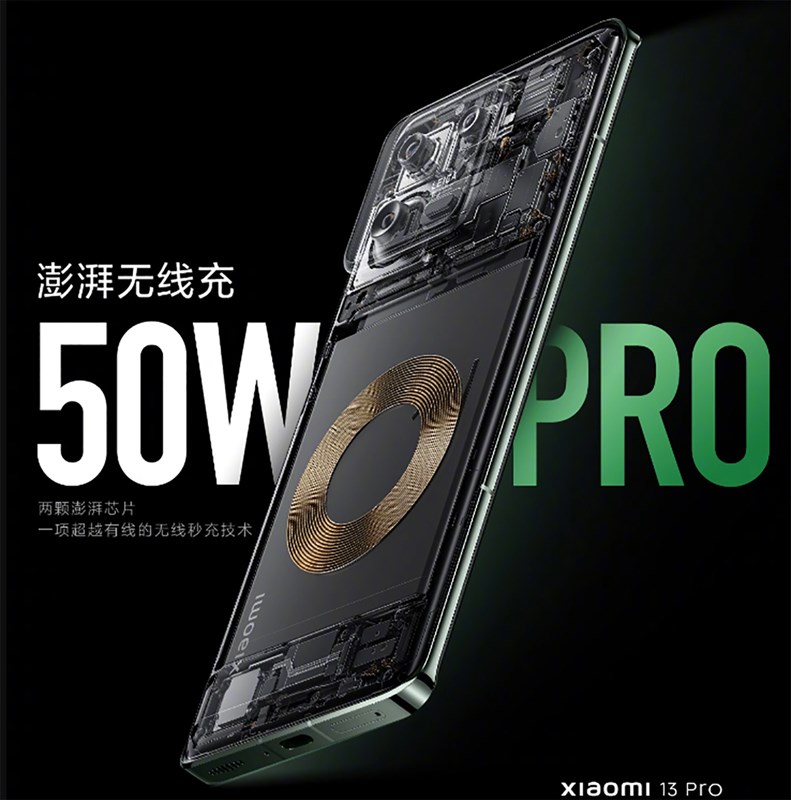 Công nghệ sạc nhanh mới trên Xiaomi 13 Pro - 50 W Pro