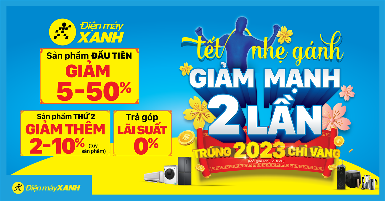 VUI TẾT 2023 &ndash; TR&Uacute;NG ĐẾN 2023 CHỈ V&Agrave;NG