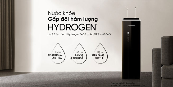 Máy lọc nước Mutosi Hydrogen MP-F081-HC4H3 KG được tích hợp nhiều tiện ích tiện lợi đi kèm giúp bảo vệ sức khỏe