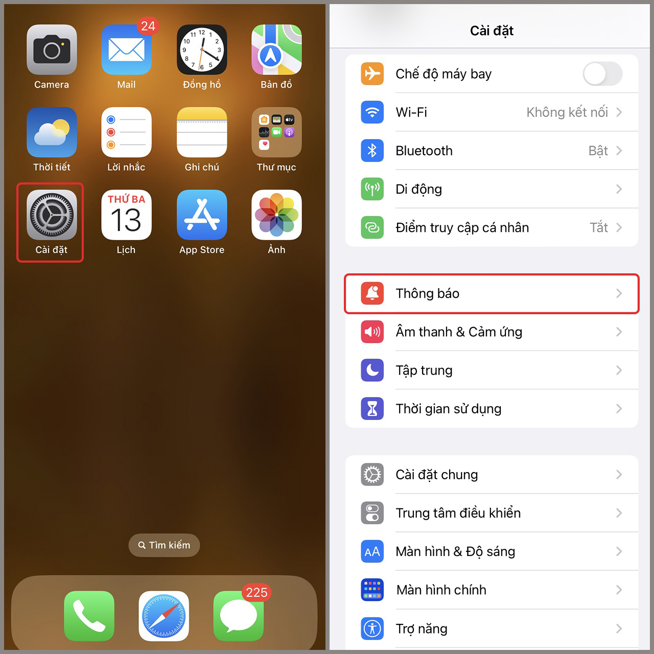 Cách tắt hiển thị nội dung tin nhắn đến ngoài màn hình khóa trên Iphone   Tech12h