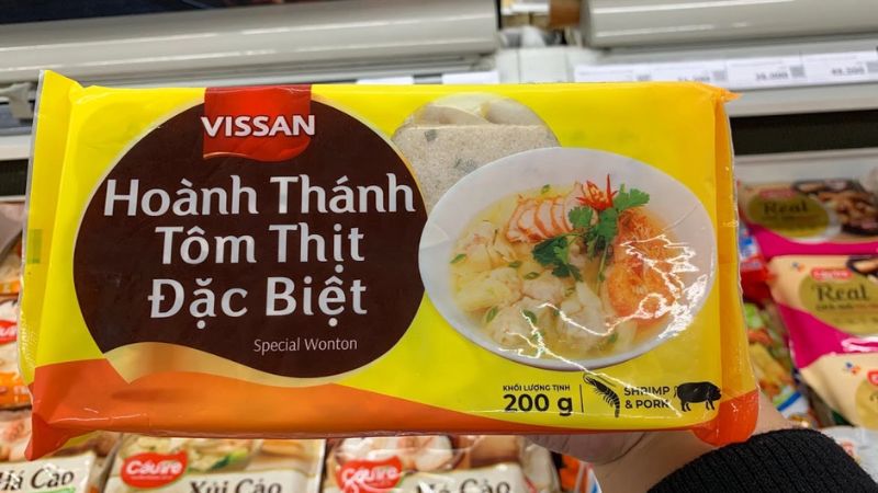 Lưu ý khi dùng sản phẩm hoành thánh tôm thịt đặc biệt Vissan