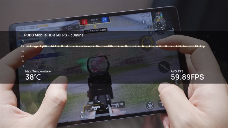 Kết quả test game PUBG Mobile của Lenovo Legion Y700. Kết quả test game PUBG Mobile của Lenovo Legion Y700.