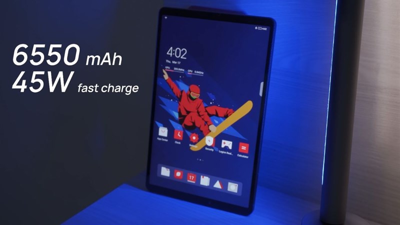 Lenovo Legion Y700 được trang bị viên pin dung lượng 6.550 mAh hỗ trợ sạc nhanh lên đến 45 W. Lenovo Legion Y700 được trang bị viên pin dung lượng 6.550 mAh hỗ trợ sạc nhanh lên đến 45 W.