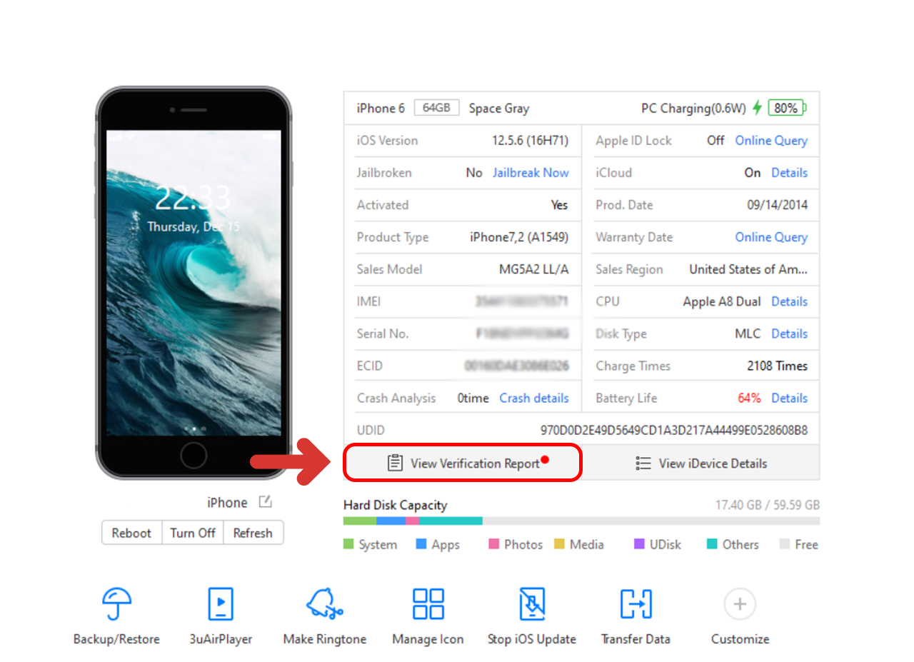 Kiểm tra iPhone bằng 3uTools-4
