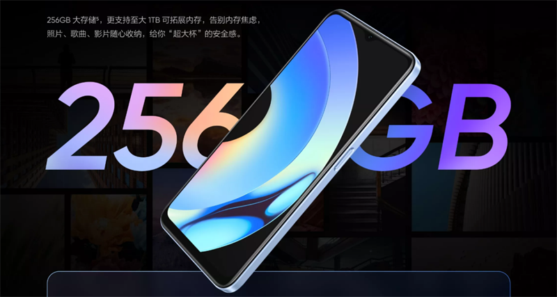 realme 10s 5G hỗ trợ microSD tối đa 1 TB