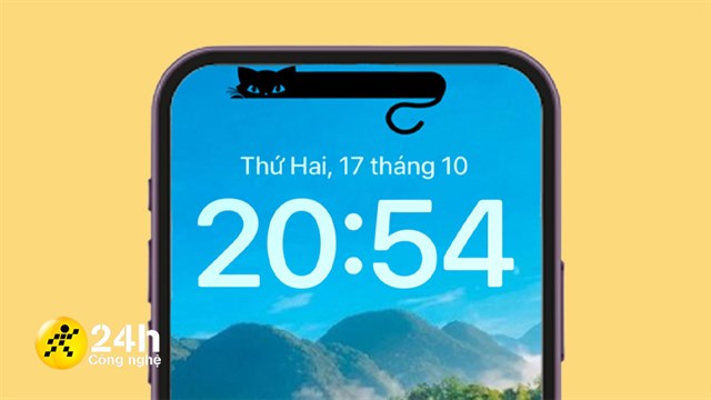 Cách tạo hình nền trang trí Dynamic Island cho iPhone 14 Pro & Pro Max