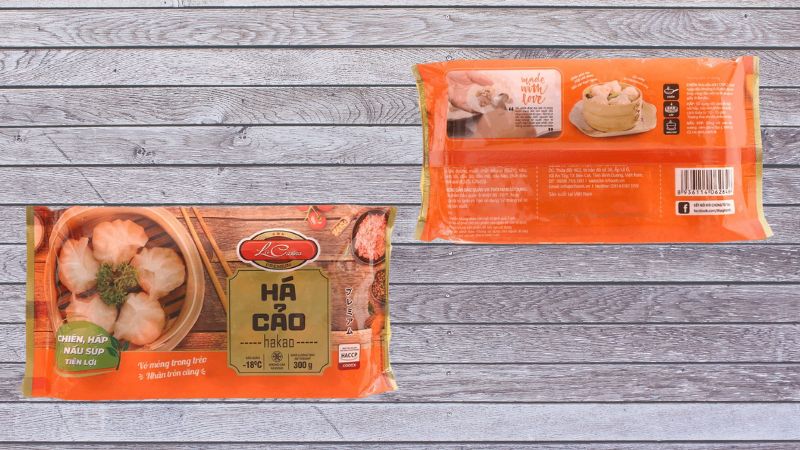 Há cảo La Cusina có bao bì đẹp mắt