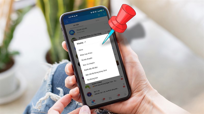 Cách ghim cuộc trò chuyện trên Zalo