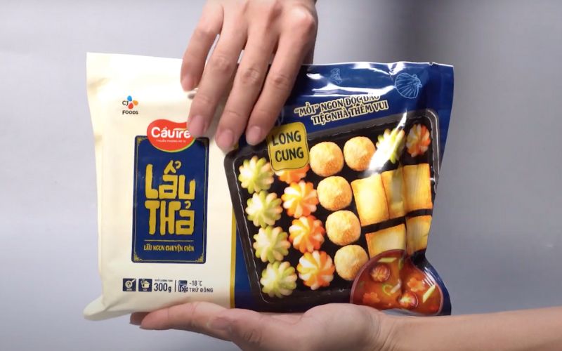 Lẩu thả Long cung Cầu Tre gói 300g