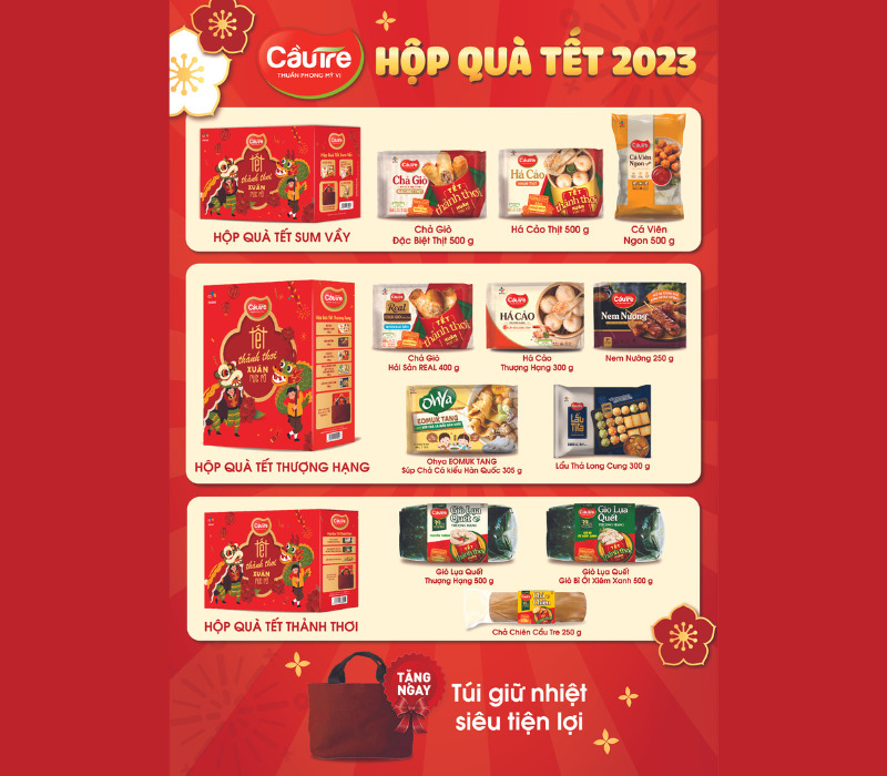 Hướng dẫn sử dụng Hộp quà Tết Cầu Tre 2023