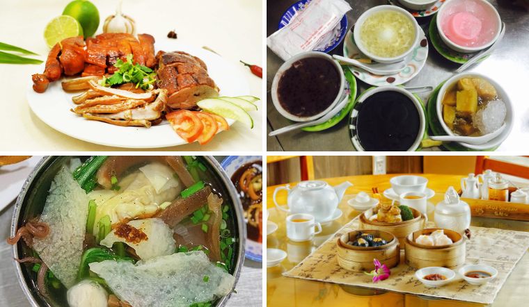 Quán ăn bán món đặc trưng của người Hoa đông khách mỗi dịp Tết đến