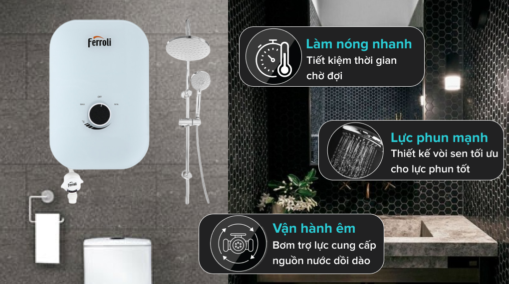 Đánh giá chi tiết máy nước nóng trực tiếp Ferroli 4500W MIDO-MXP 4.5S - Kết luận