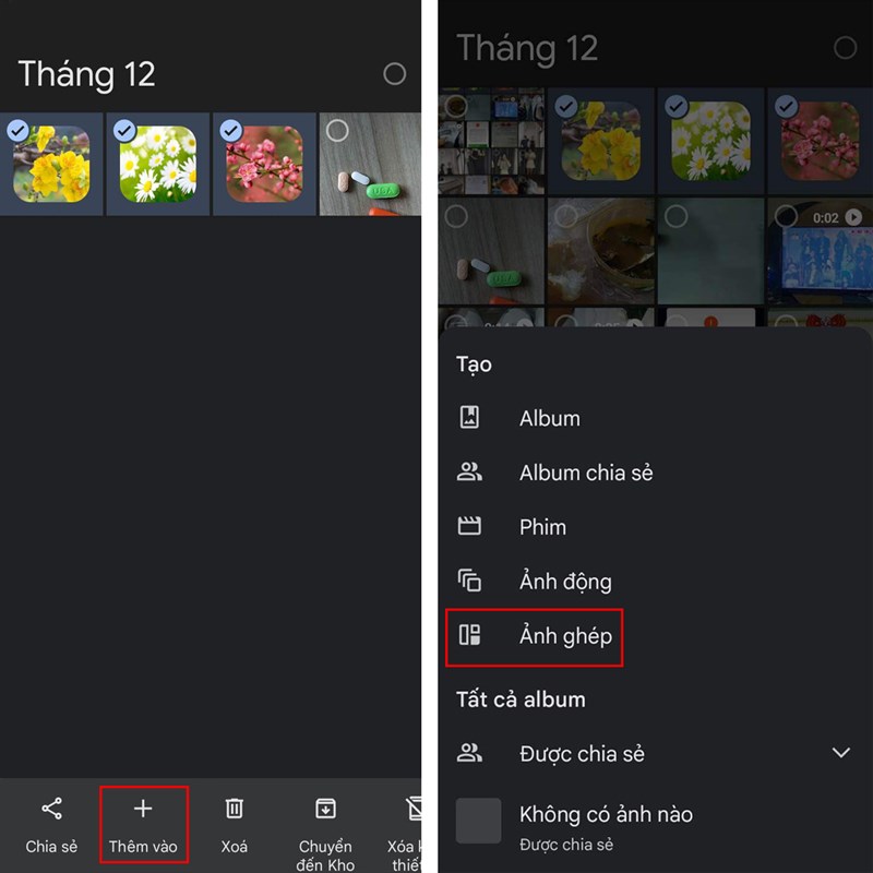 Cách tạo ảnh ghép năm mới bằng Google Photos