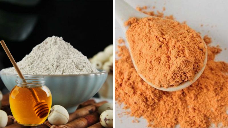 How to make a sen seed powder and carrot powder, honey mask