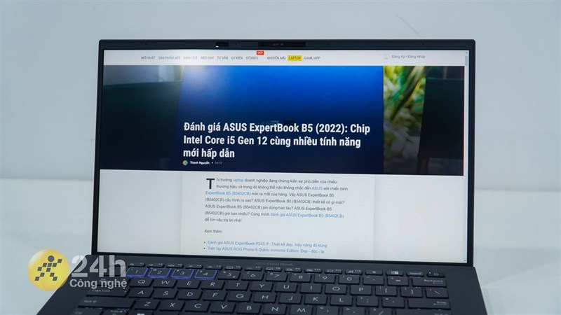 Trên tay ASUS ExpertBook B9 2022 Trên tay ASUS ExpertBook B9 2022