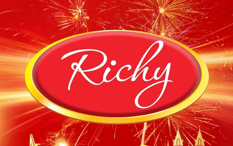 Richy đã có 3 nhà máy tại Việt Nam với tổng số hơn 1.500 công nhân viên và có mặt hầu hết ở các chuỗi siêu thị lớn