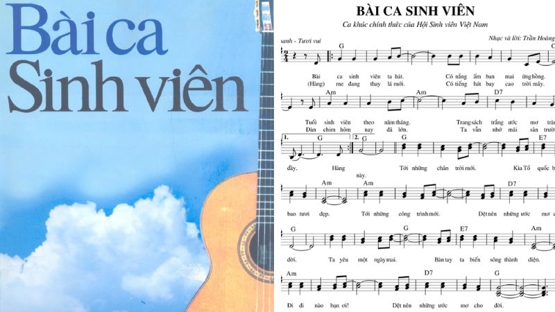 Nhấn vào ảnh để phóng to “Bài ca sinh viên” của nhạc sĩ Trần Hoàng Tiến