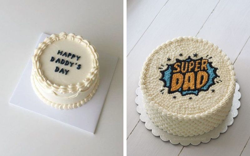 Hàng tươi ngon Bánh sinh nhật đẹp cho bố Thiết kế độc đáo