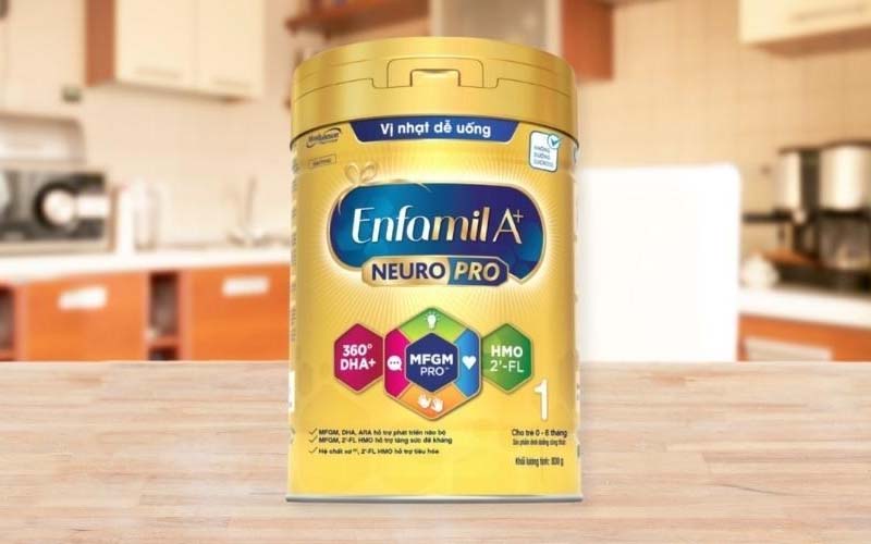 Sữa bột cho bé Enfamil A+ Neuropro số 1 vị nhạt dễ uống
