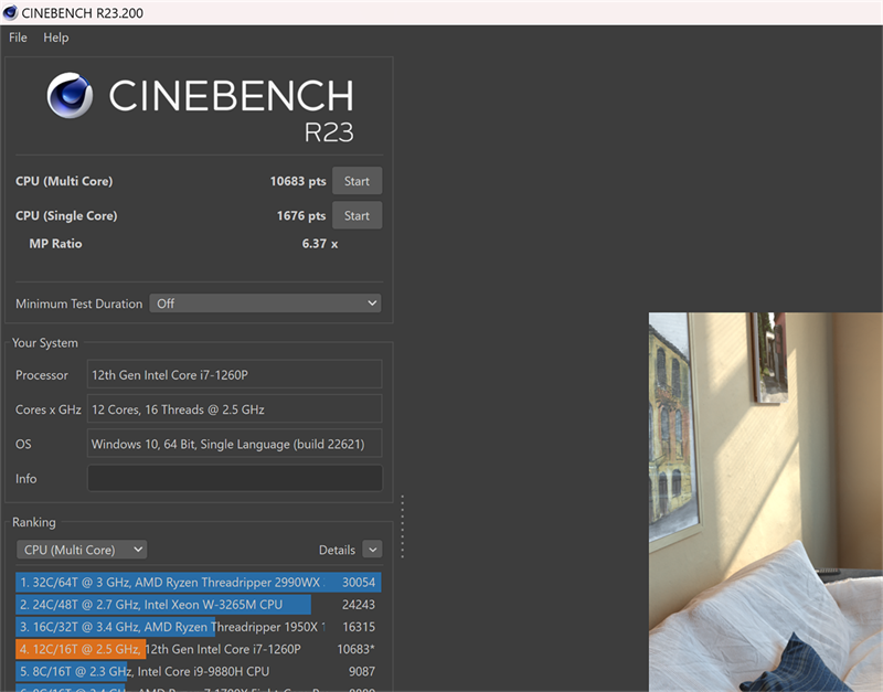Điểm Cinebench R23 trên Lenovo Ideapad 5 Pro 14IAP7. Điểm Cinebench R23 trên Lenovo Ideapad 5 Pro 14IAP7.