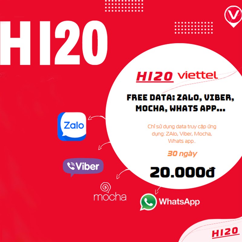Cách đăng ký gói cước HI20 Viettel Cách đăng ký gói cước HI20 Viettel