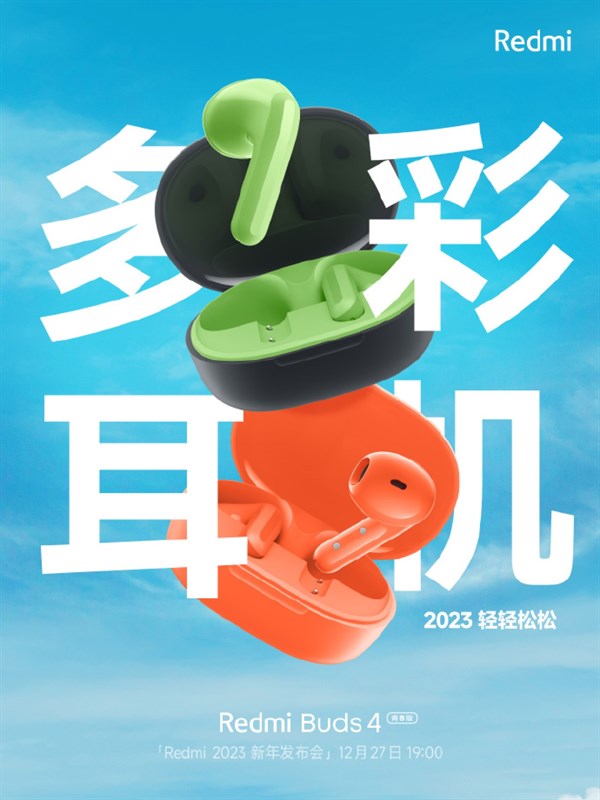 Redmi đăng tải poster Redmi Buds 4 Youth Edition