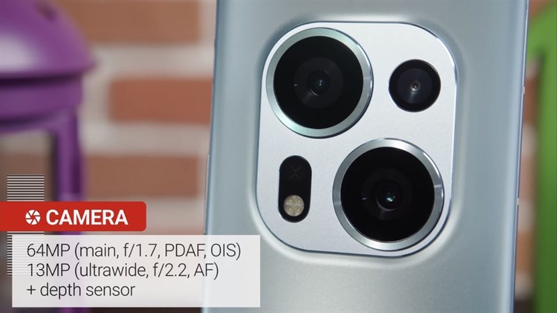 Camera chính 64 MP với cảm biến Samsung S5KGWB.