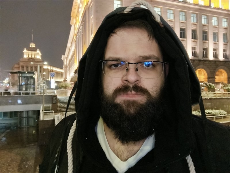 Ảnh selfie trong điều kiện thiếu sáng.