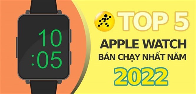 Top 5 Apple Watch bán chạy nhất năm 2022 tại Điện máy XANH