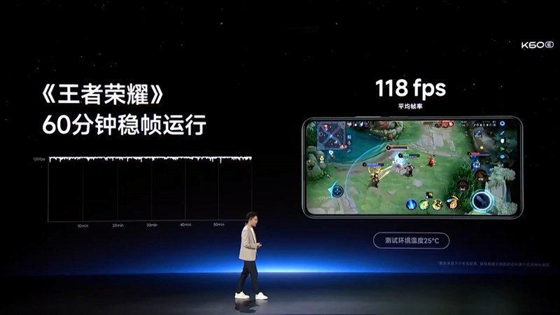 Redmi K60E có thể đáp ứng tốt cho nhu cầu chơi game của nhiều người dùng