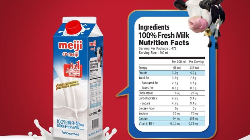 Sữa tươi thanh trùng Meiji