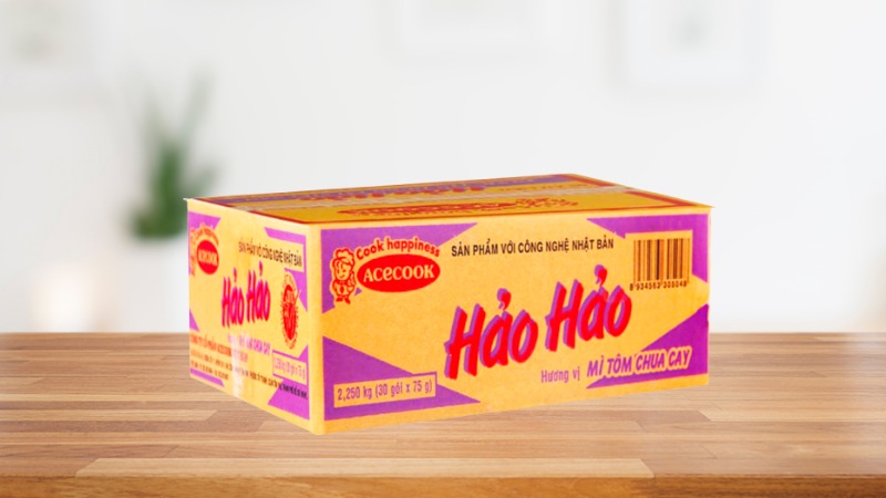 Mì Hảo Hảo tôm chua cay 75g thùng 30 gói