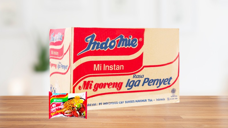 Mì Goreng Iga Penyet xào khô vị sườn gói 80gr thùng 40 gói