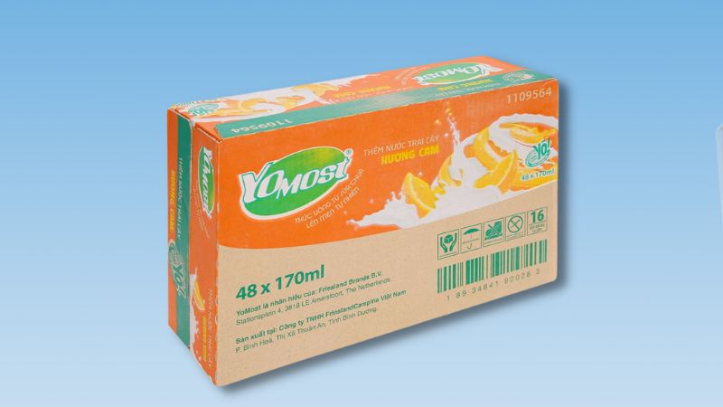 Sữa chua uống hương cam YoMost 170ml