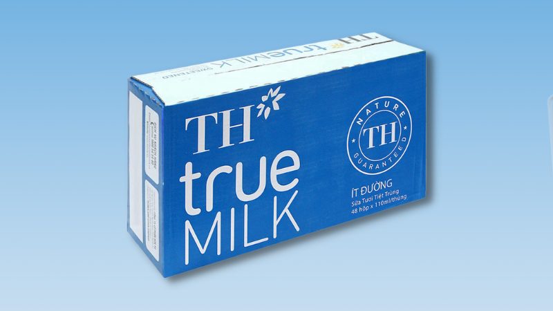 Sữa tươi tiệt trùng ít đường TH true MILK 110ml