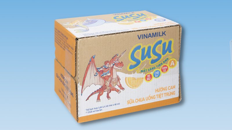 Sữa chua uống hương cam SuSu 80ml